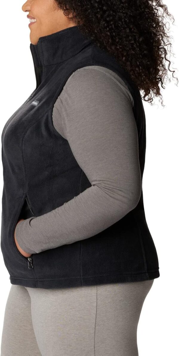 Columbia women's Benton Springs vest in soft fleece for casual layering