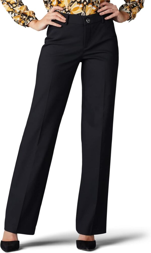 Women's best stretch trousers by Lee with wide-leg fit and eco-friendly fabric