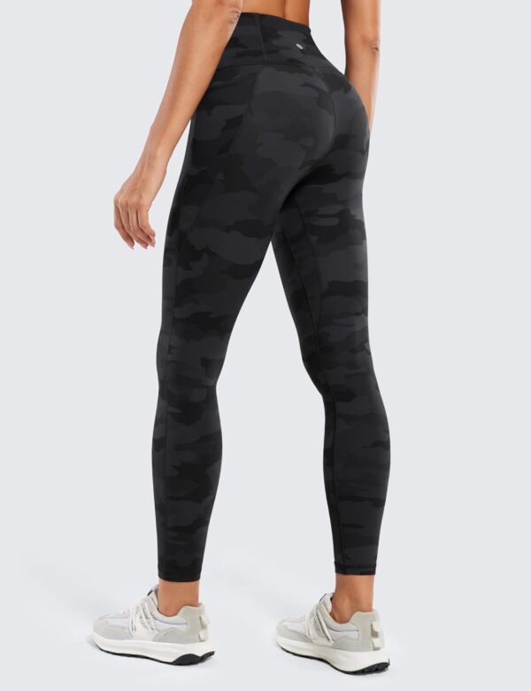 Women's CRZ YOGA high waisted leggings with pockets in black