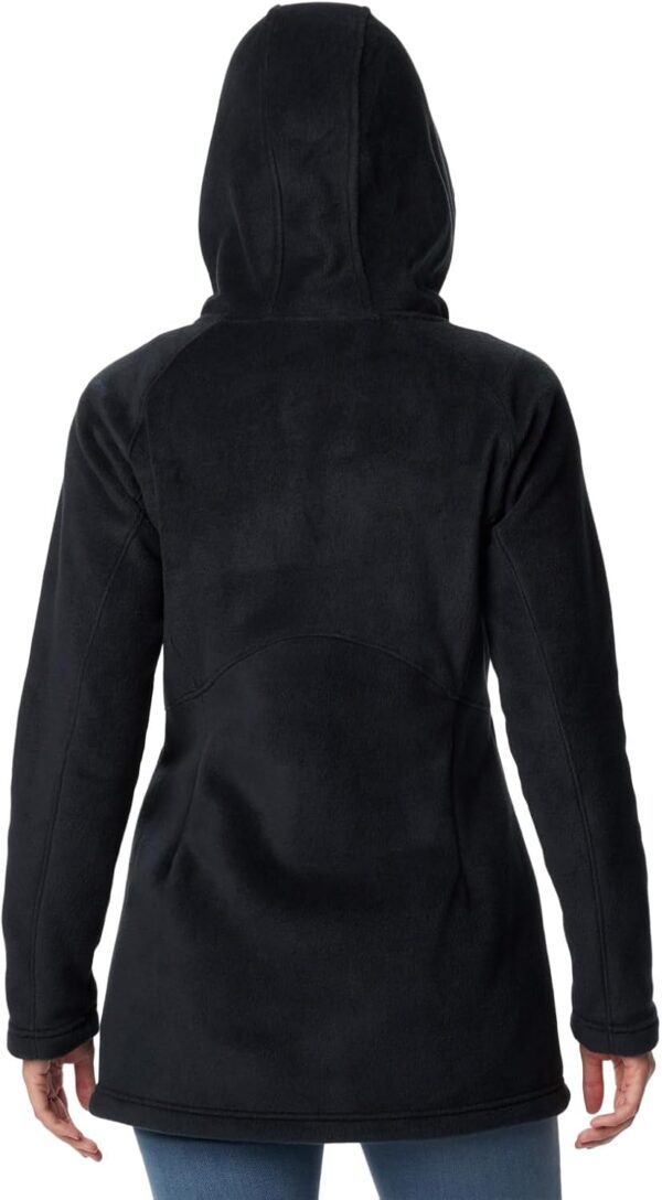Women's Columbia Benton Springs II long fleece hoodie in navy blue
