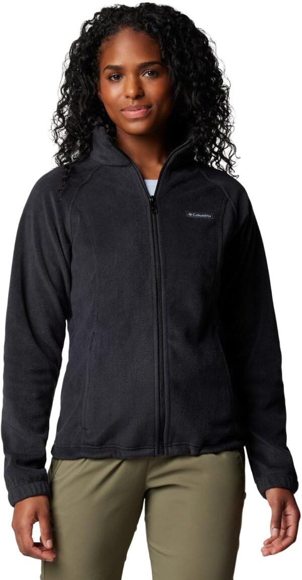 Columbia Women's Benton Springs fleece jacket in full zip design, side view