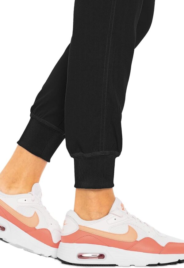 Lightweight women's jogger scrub pants featuring 5 pockets and 2-way stretch fabric