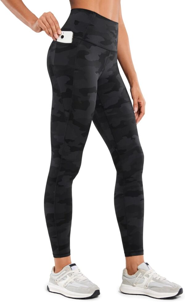 Women's CRZ YOGA high waisted leggings in buttery soft fabric with pockets