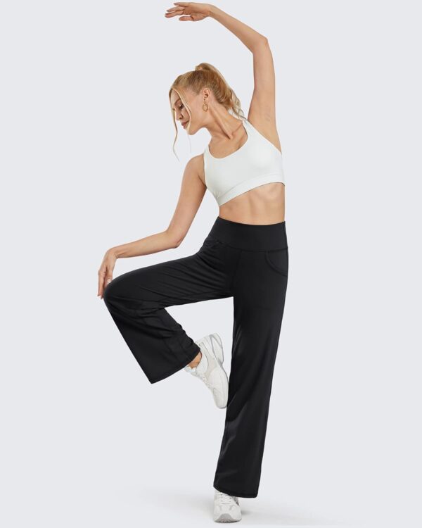 Comfortable wide leg pants for women with pockets in soft fabric