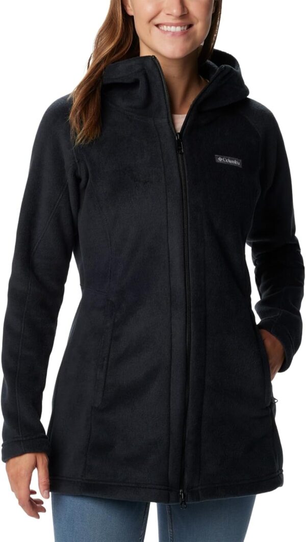 Women's Columbia Benton Springs II fleece hoodie in long style with zipper