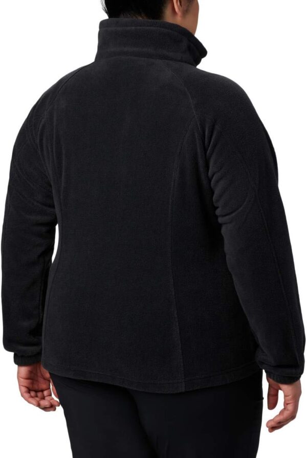Columbia women's Benton Springs fleece jacket front view in navy blue