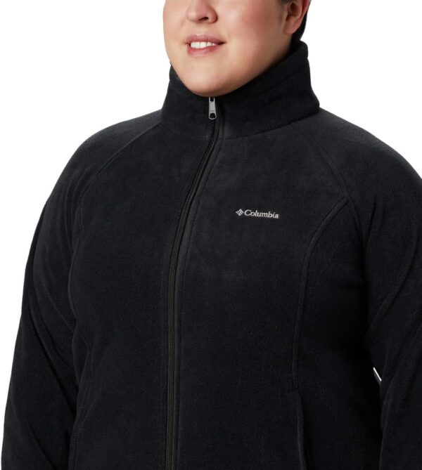 Columbia Women's Benton Springs full zip fleece jacket in dark gray