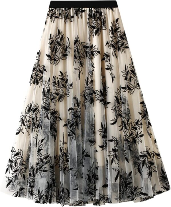 Best Midi Skirts with fairy patterns and ruffle design