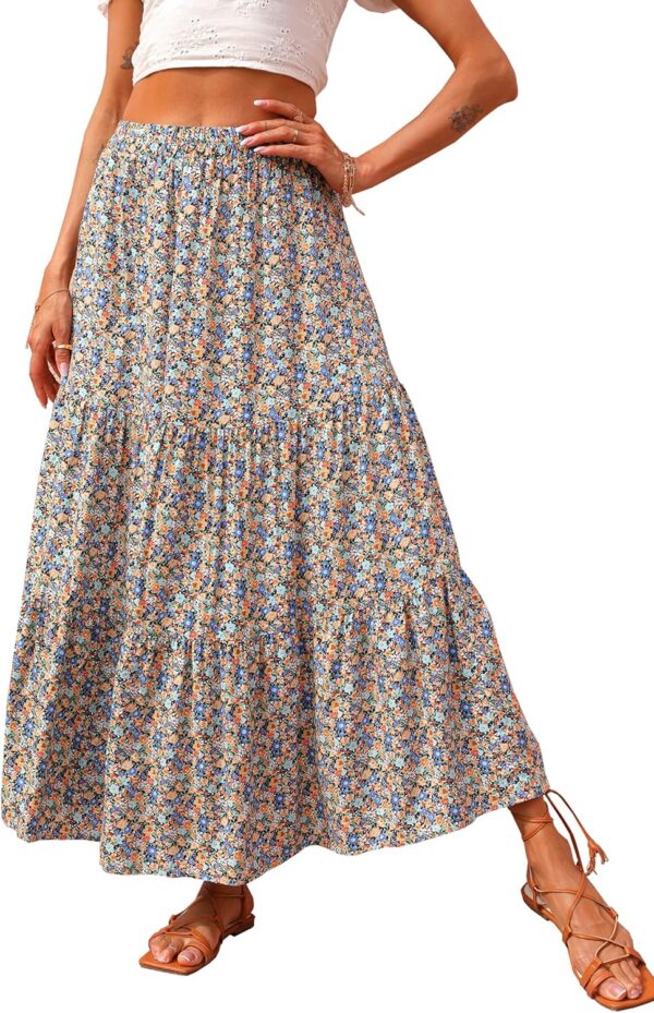 Best bohemian maxi skirt